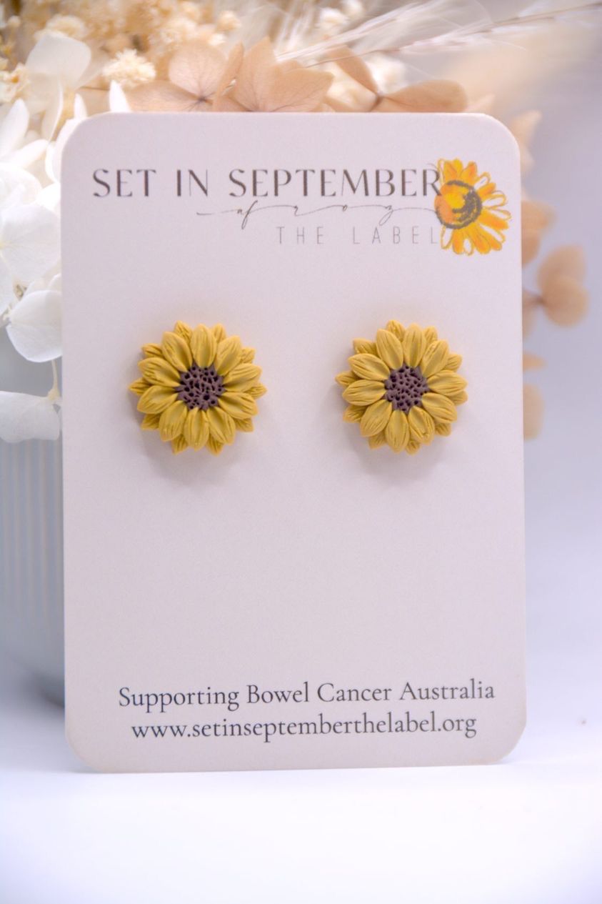 Sunflower Stud Earrings